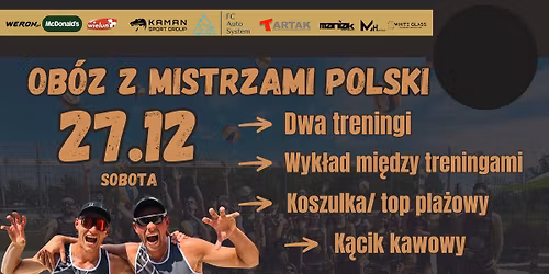 Jednodniowy camp siatk\u00f3wki pla\u017cowej