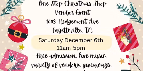 9th annual one stop shop Christmas event 