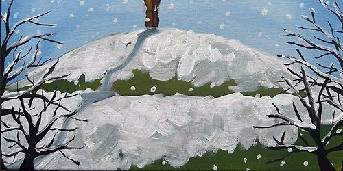 TYNEMOUTH Paint Night - Snow Angel of the North