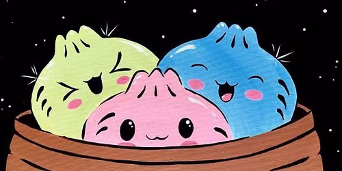 Dumplin' Buddies ~ Blacklight Paint Party! 