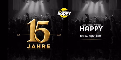 15 JAHRE behappy