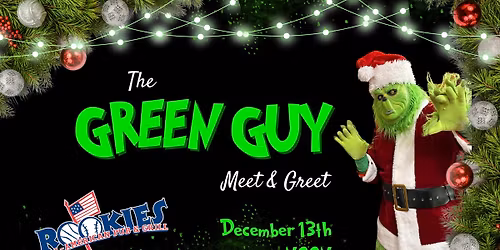 Meet & greet The Green Guy!