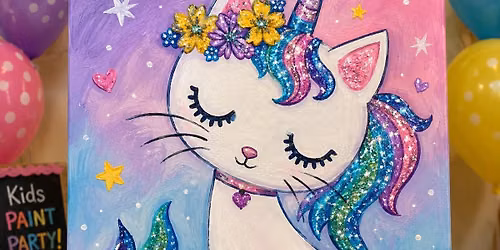 Caticorn Kids\/Teens Paint Party at the Channahon Park District