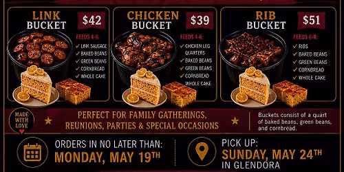 Memorial Day Family Dinner Day Sale