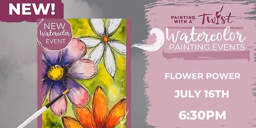 WATERCOLOR - Flower Power