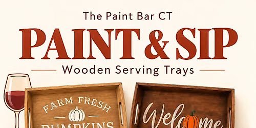 Fall Wooden Tray Paint & Sip at Pier 131