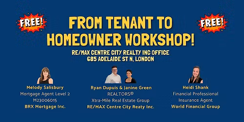 From Renter to Homeowner Workshop