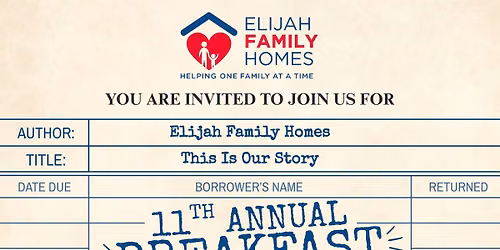 11th Annual Elijah Family Homes Breakfast Benefit