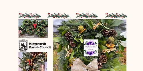 Make & Mingle Wreath Making Workshop In Kingsnorth