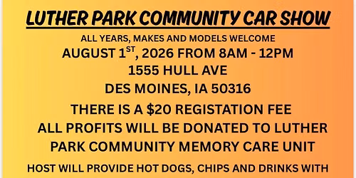 Luther Park Community Car Show