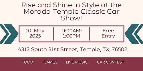 Morada Retirement Center Car Show Temple