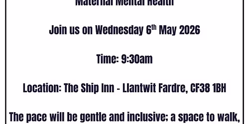 Maternal Mental Health Awareness Walk 