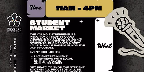 Youth Entrepreneur Market - Next Gen Market