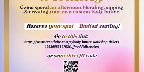 Body Butter Workshop