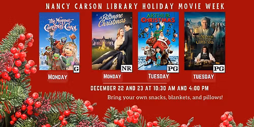 Holiday Movie Days
