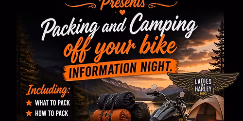 LOH Hosts PACKING & CAMPING info night!