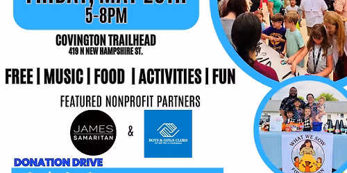 \ud83c\udf89 Kidz Block Party: May 29th ft. Boys and Girls Club and James Samaritan