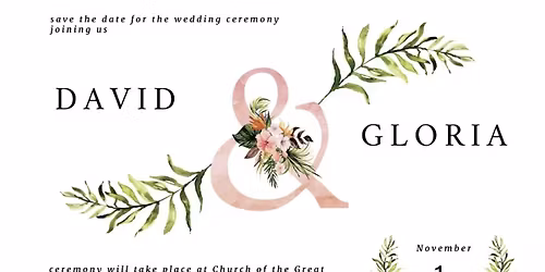 David & Gloria's Wedding \ud83e\udd0d