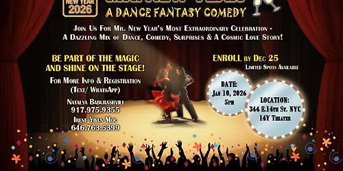 \ud83c\udf89 Jan 10 | \u201cMR. NEW YEAR\u201d Celebration: Showcase + Social Dance Party! \ud83c\udf89