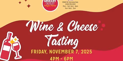 Wine and Cheese Tasting