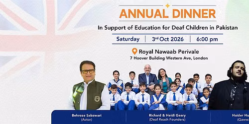 Deaf Reach UK London Annual Dinner