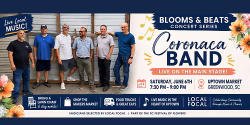 Coronaca Band at the Blooms and Beats Concert Series