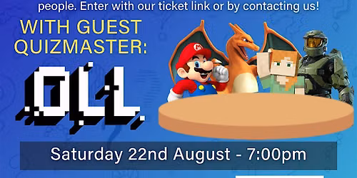Video Game Quiz Night 15 w\/ Guest Quizmaster: Super Jonaco of OLL Games!