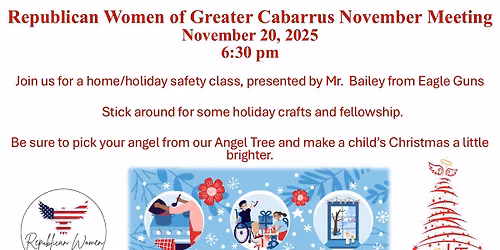 Republican Women of Greater Cabarrus November Meeting