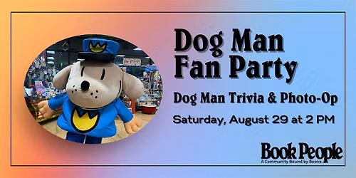 BookPeople Presents: Dog Man Bark to School Costume Tour