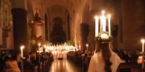 Luciamorgon i Maria Magdalena kyrka