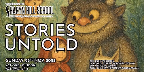 Junior Showcase Production of 'Stories Untold!'