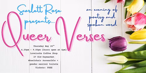 Queer Verses - a night of poetry and spoken word