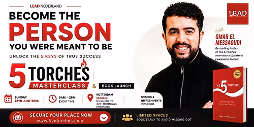 The 5 Torches Masterclass & Book Launch - with Omar El Messaoudi