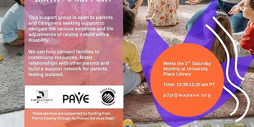 P2P Early Years: Birth - 8 Support