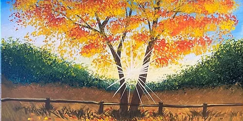 Paint and Sip: Awesome Autumn Sunrise