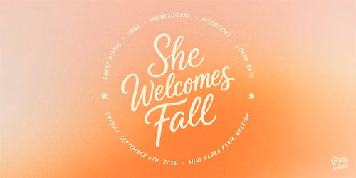 She Welcomes Fall