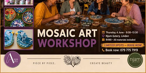 Mosaic Art Workshop @ Njam, Linden — Njam