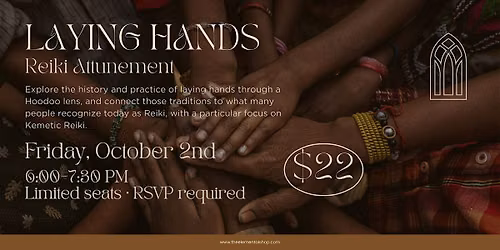 Laying Hands: Reiki Attunement