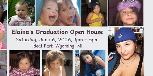 \ud83c\udf93Elaina's Graduation Open House\ud83c\udf93 - Save the Date!