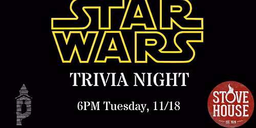 Star Wars Trivia Night at Stovehouse!