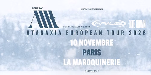 ALLT + Avralize + Bite Down \u2022 La Maroquinerie \u2022 Paris