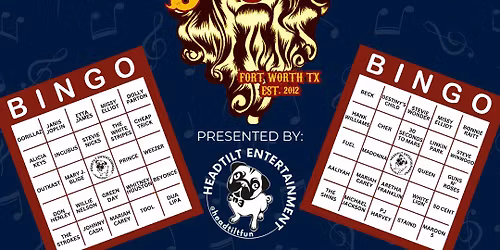 Music Bingo Sundays at The Bearded Lady \u2013 Fort Worth!