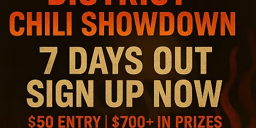 District Chili Showdown \u2013 Where Chili Meets Chaos