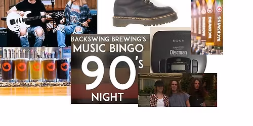 90's Music Bingo at Backswing Brewing (Lincoln) and El Tejano Style Flavor!