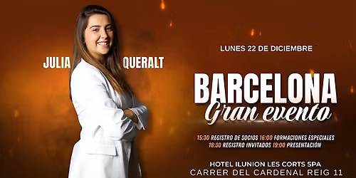 EVENTO BARCELONA - 20 DICIEMBRE