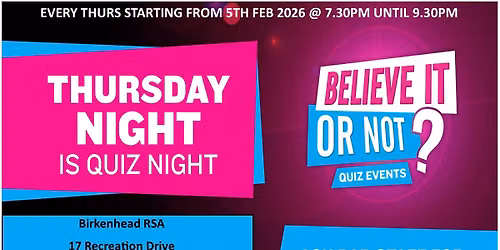 \u25c4\u203c BELIEVE IT OR NOT - It's Quiz Night \u203c\u25ba