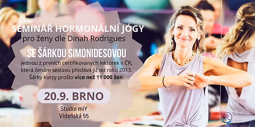 Jednodenn\u00ed semin\u00e1\u0159 hormon\u00e1ln\u00ed j\u00f3gy | Brno