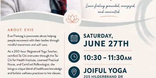 Pop-Up: Yoga Chi with Evie Fleming