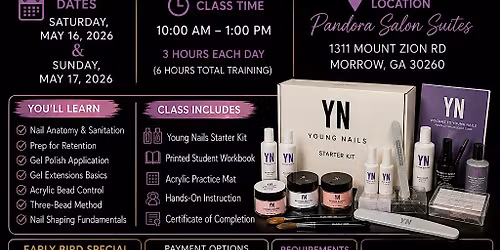 Beginner Nail Class (2-Day Hands-On Training) | Kits Included | Atlanta