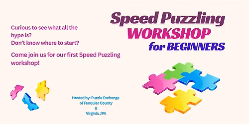 Fauquier's Beginners  Speed Puzzling Workshop
